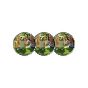 Add Pet Photo Personalize Customize Golf Ball Marker