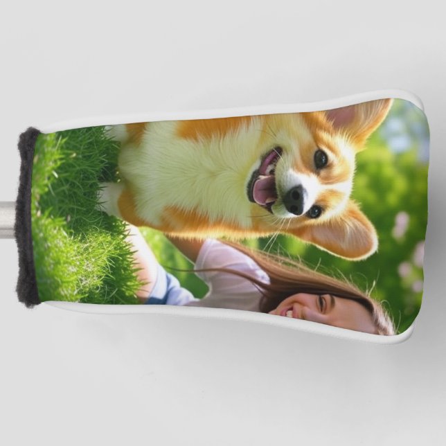 Add Pet Photo Personalize Customize Golf Head Cover (Front)