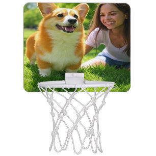 Add Pet Photo Personalize Customize Mini Basketball Hoop