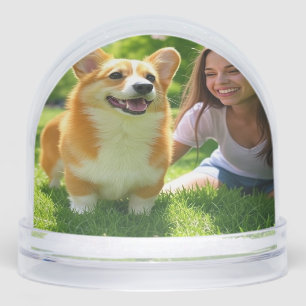 Add Pet Photo Personalize Customize Snow Globe