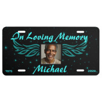 Add Photo and Name | Memorial License Plate