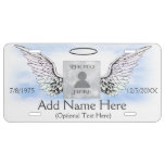 Add Photo And Name | Memorial License Plate at Zazzle