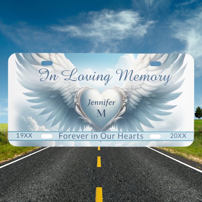 Add Photo and Name | Memorial License Plate (Creator Uploaded)