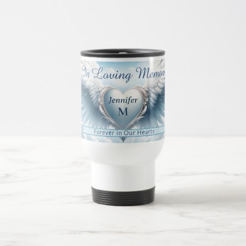 Add Photo and Name Memorial Travel Mug