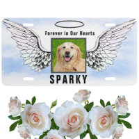 Add Photo and Name | Pet Memorial License Plate