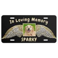 Add Photo and Name | Pet Memorial License Plate