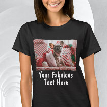 Add Photo and Text Custom T-Shirt
