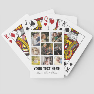 Add photo and Text Playing Cards