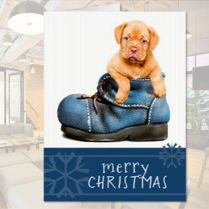 Add Photo Big Merry Christmas Card