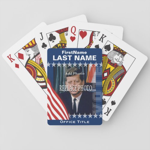 Add Photo  Campaign Template Poker Cards