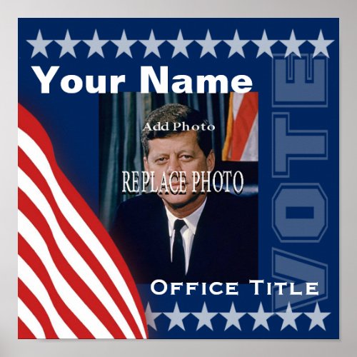 Add Photo Campaign Template Poster