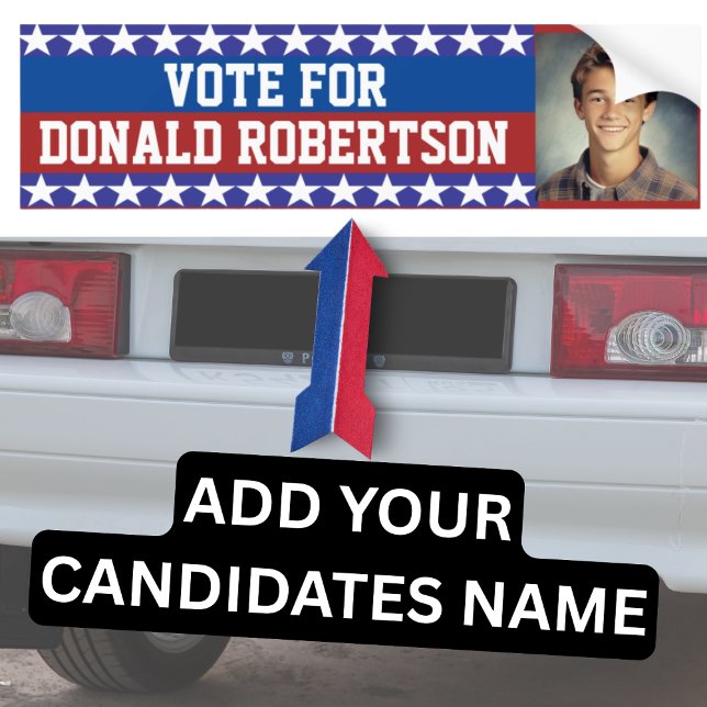 Add Photo Custom Campaign Template Bumper Sticker (Creator Uploaded)