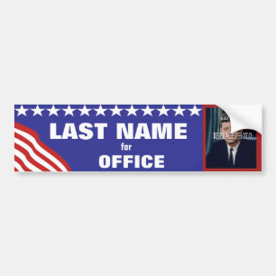 Add Photo Custom Campaign Template Bumper Sticker
