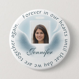Add Photo Custom Memorial Beautiful Design Button