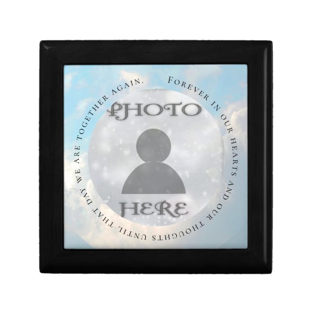 Add Photo Custom Memorial Gift Box (Front)