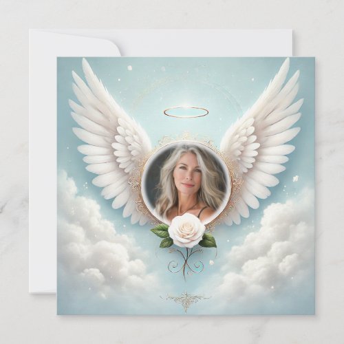 Add Photo Custom Memorial Invitation