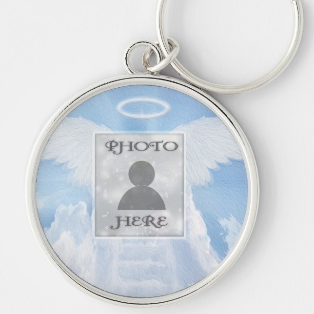 Add Photo Custom Memorial Keychain (Front)
