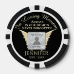 Add Photo Custom  Memorial Poker Chips
