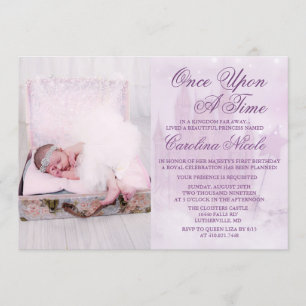ADD PHOTO - Fairytale Castle Birthday Invitation