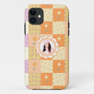 Add Photo Floral Patchwork Case