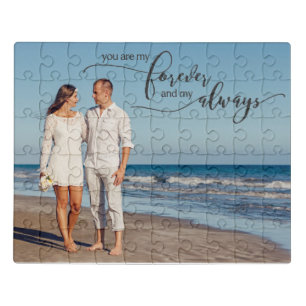 Add Photo Forever & Always Jigsaw Puzzle