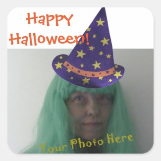 Add Photo Halloween Wizard Stickers
