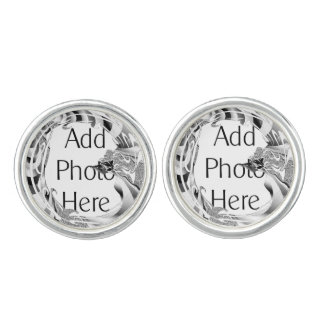 Add Photo Here Custom Cufflinks