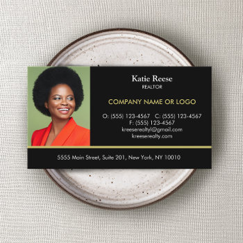 Add Photo Insert Real Estate Professional by sm_business_cards at Zazzle