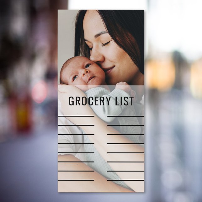 Add Photo Magnetic Grocery List Notepad (Photo Magnetic Grocery List Notepad)