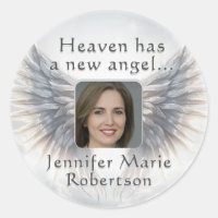 Add Photo | Memorabilia Classic Round Sticker