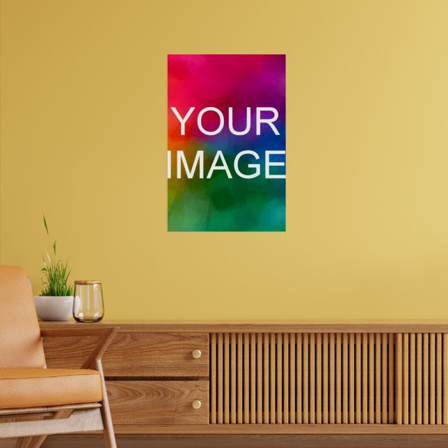 Add Photo Modern Simple Template Personalized Poster (Living Room 2)