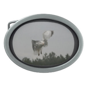 Add Photo Oval Frame(black) Belt Buckle