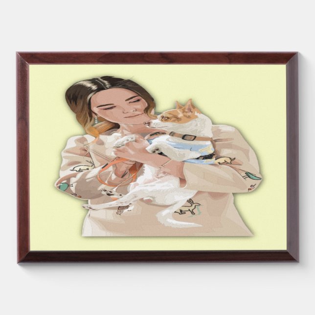 Add Photo Personalize Award Plaque (Horizontal)