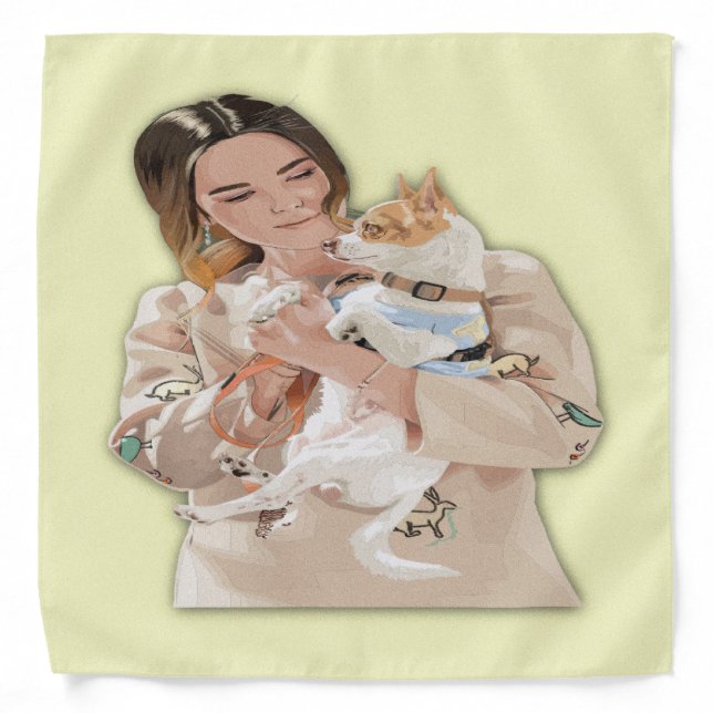 Add Photo Personalize Bandana (Front)