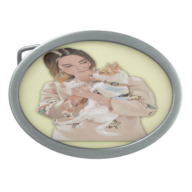 Add Photo Personalize Belt Buckle (Front)