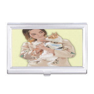 Add Photo Personalize Business Card Case
