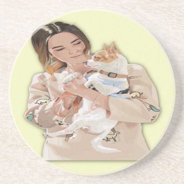 Add Photo Personalize Coaster (Front)