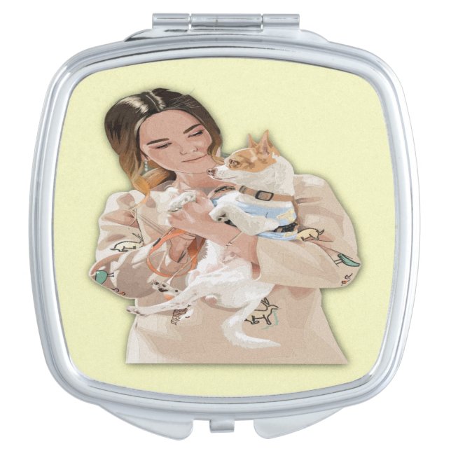 Add Photo Personalize Compact Mirror (Front)