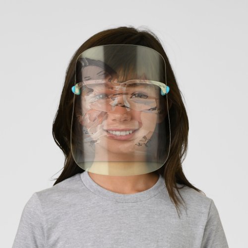 Add Photo Personalize Kids Face Shield