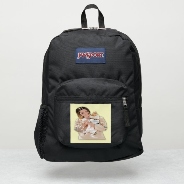 Add Photo Personalize JanSport Backpack (Front)