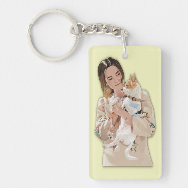 Add Photo Personalize Keychain (Front)
