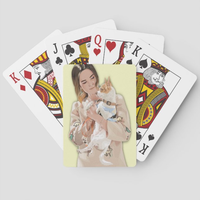 Add Photo Personalize Poker Cards (Back)