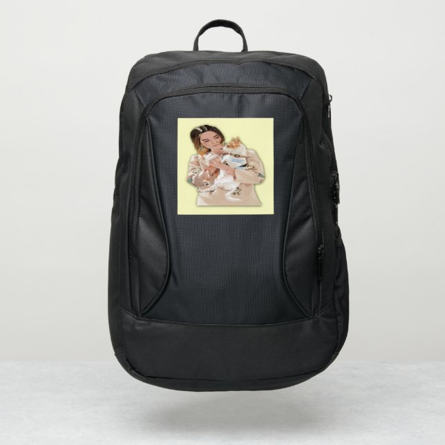 Add Photo Personalize Port Authority® Backpack (Front)