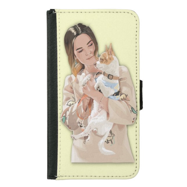 Add Photo Personalize Samsung Galaxy Wallet Case (Front)