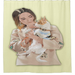 Add Photo Personalize Shower Curtain
