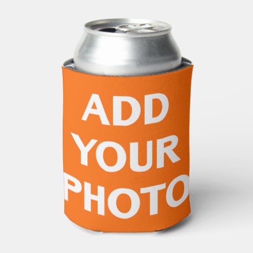 Add Photo Personalized Customized Can Cooler