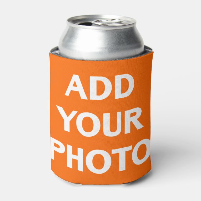 Add Photo Personalized Customized Can Cooler (Can Front)