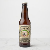 Add Photo Pet Memorial Beer Bottle Label