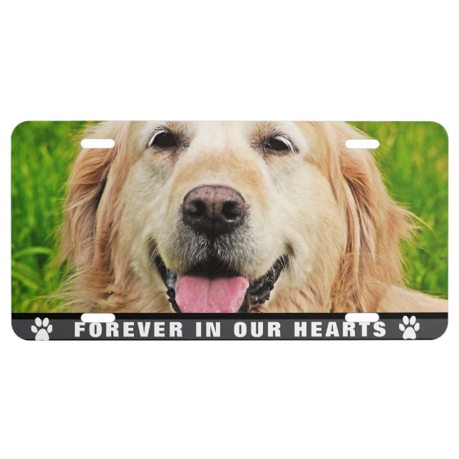 Add Photo | Pet Memorial License Plate (Front)