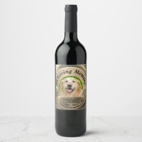 Add Photo Pet Memorial Wine Label